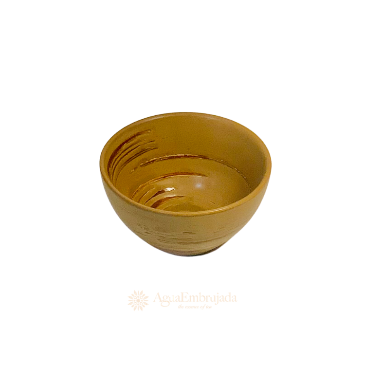 Cuenco de barro marrón palo de 200ml PV 6 unidades