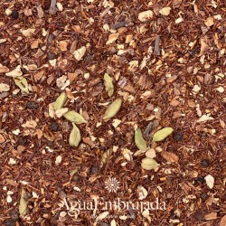 Rooibos African Chai Masala, aroma natural. Estuche 15 pirámides ensobradas. 100 % Compostable. 02524 C. Pref: 01/26