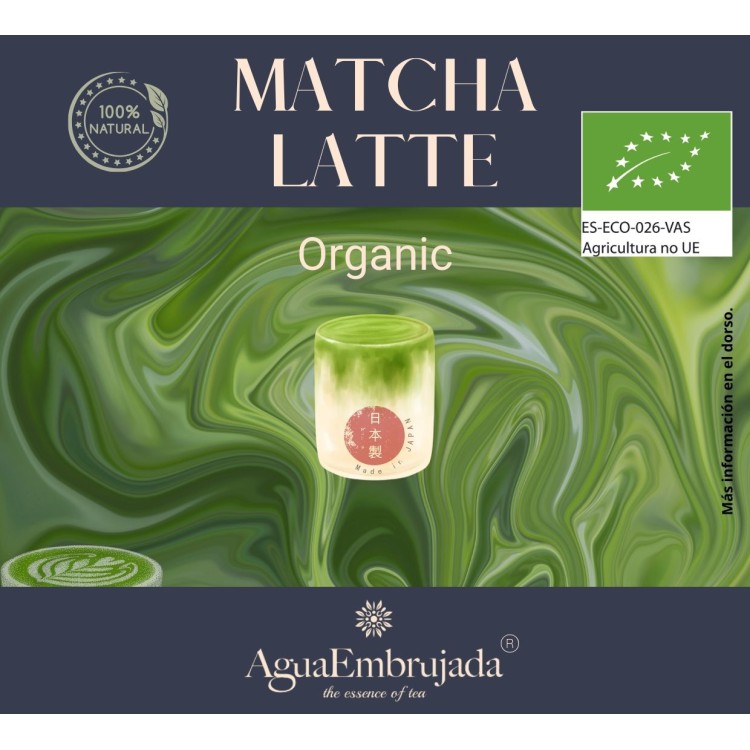 Matcha Latte ecológico - ES-ECO-026-VAS. 42424 C. Pref: 10/26