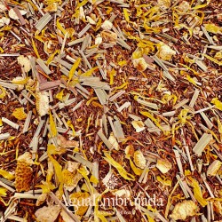 Rooibos Orange Blossom, aroma natural. Estuche 15 pirámides ensobradas. 100 % Compostable.  05324 C. Pref: 01/26