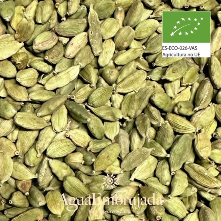 Cardamomo verde ecológico - ES-ECO-026-VAS. KM-137-002/1123-1903 C. Pref: 11/25