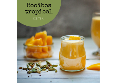 Ice tea Rooibos tropical, lata de 250g