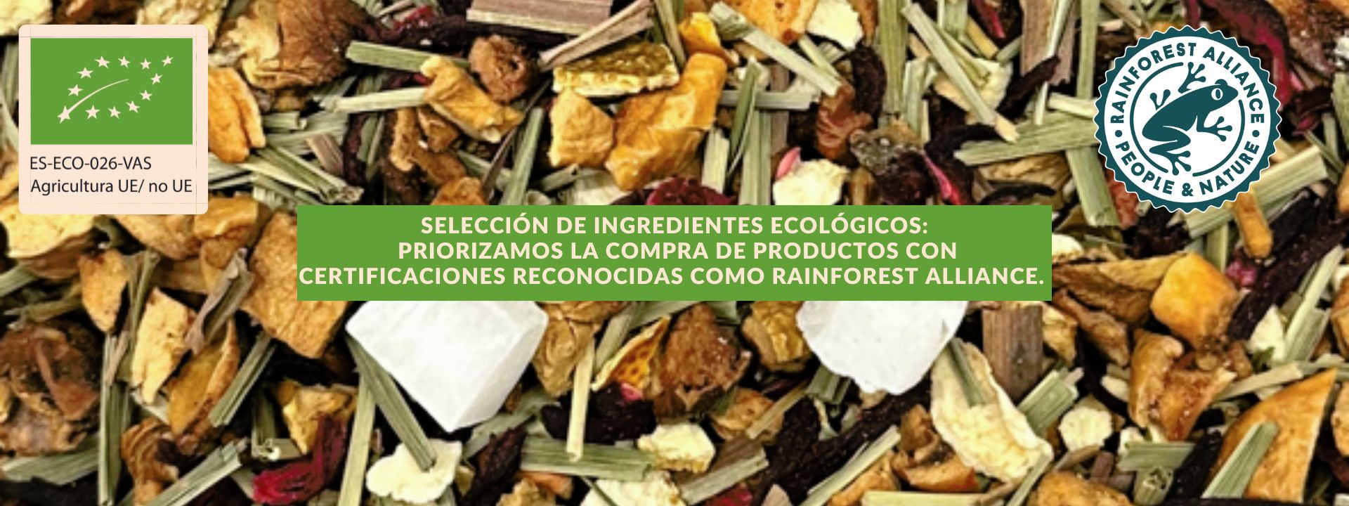 infusiones ecológicas y Rainforest